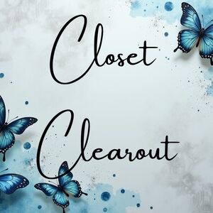 Closet Clearout Butterfly Design Wall Art